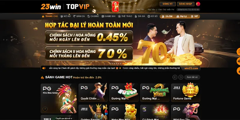 Vào trang chủ 23WIN
